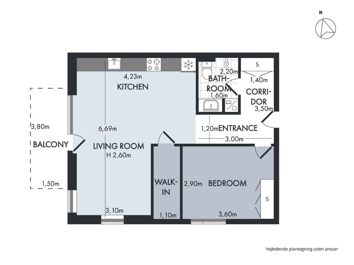 Sanders Arena - Precious One-bedroom Close To Metro Station Appartement Copenhague